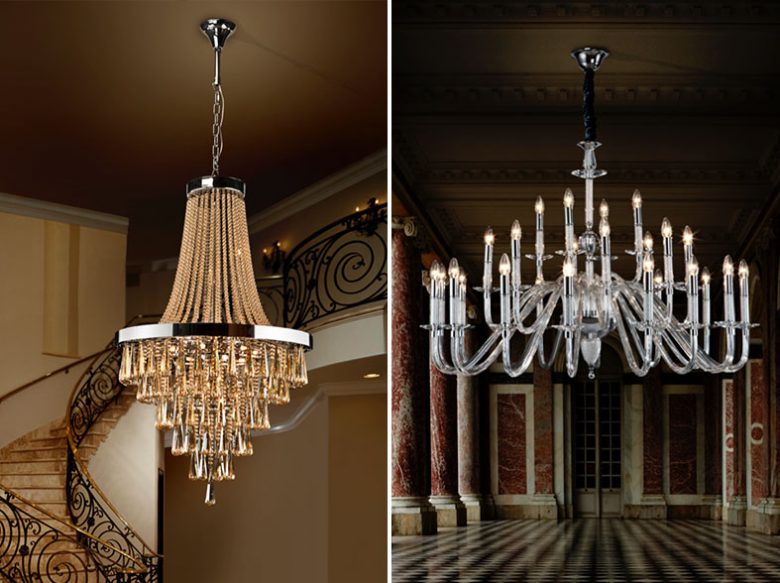 Cristales, tendencia en iluminación. Lighting