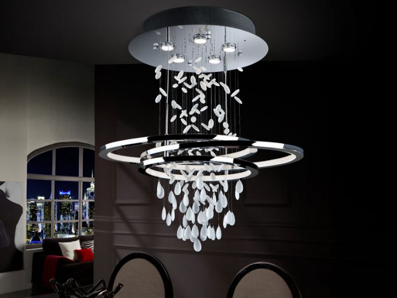 Cristales, tendencia en iluminación. Lighting
