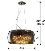 medidas lampara argos schuller 508111