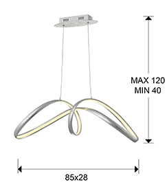 Lmpara colgante Lia Schuller luz LED 328319