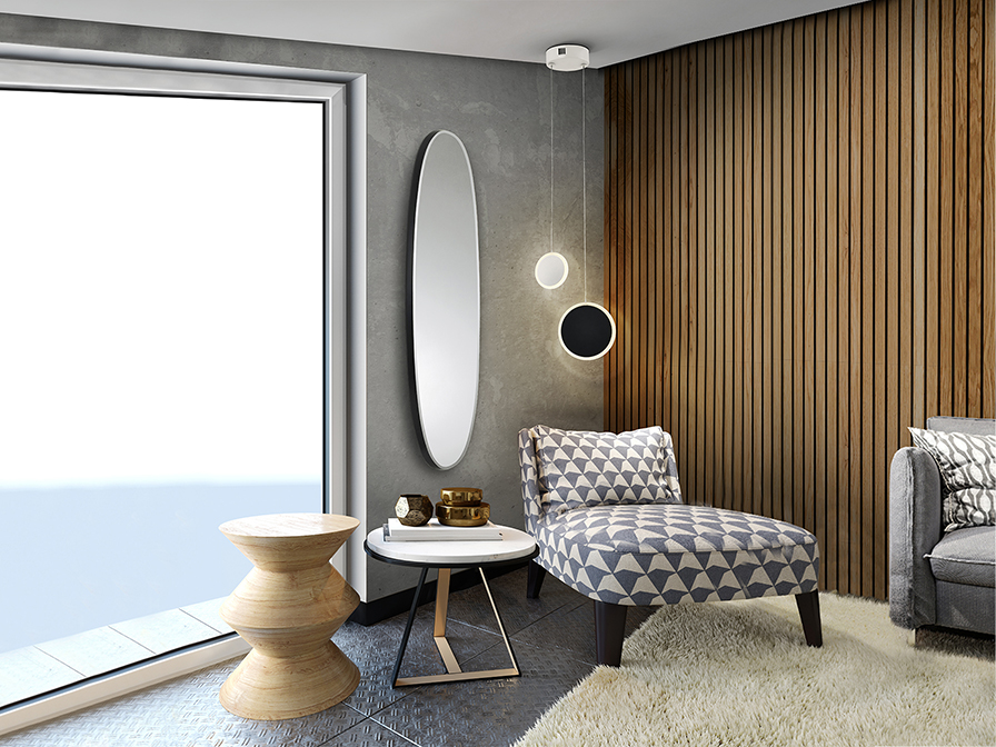 Schuller Decoration,mirrors and.. Mirrors with frame Aries 119469  ARIES - OVAL MIRROR 136x36 BLACK