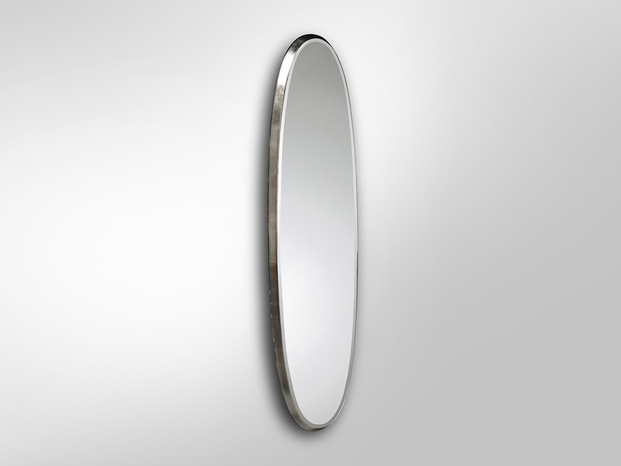 Schuller Decoration,mirrors and.. Mirrors with frame Aries 119474  ·ARIES· OVAL MIRROR, 136x36, SILVER