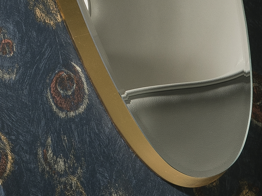 Schuller Decoration,mirrors and.. Mirrors with frame Aries 119481  ·ARIES· OVAL MIRROR,136x36 GOLD