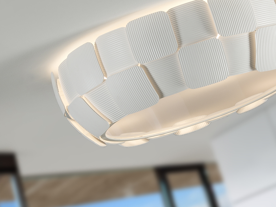 Schuller Lighting Flush Ceiling Lamps Quios 124011  ·QUIOS· CEILING LAMP, 4L.