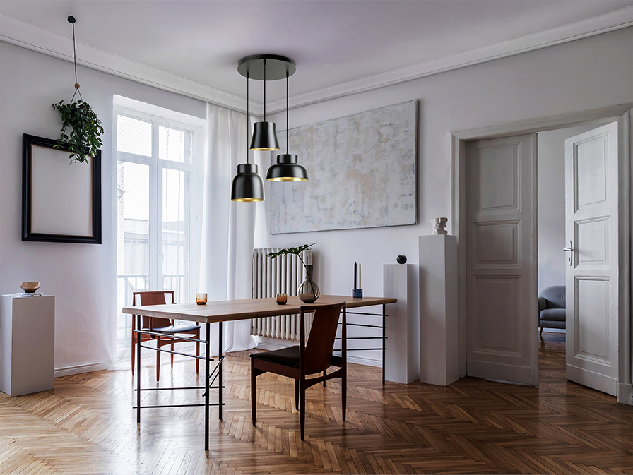 Schuller  Pendants Vulcano 13581  I3-VULCANO- L.SP.3L D50 N./ORO
