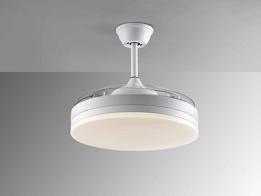 Schuller Lighting Ceiling fans Ø 100 to 120 cm Vento 168304D  VENTO - DIMMABLE FAN, ALL WHITE