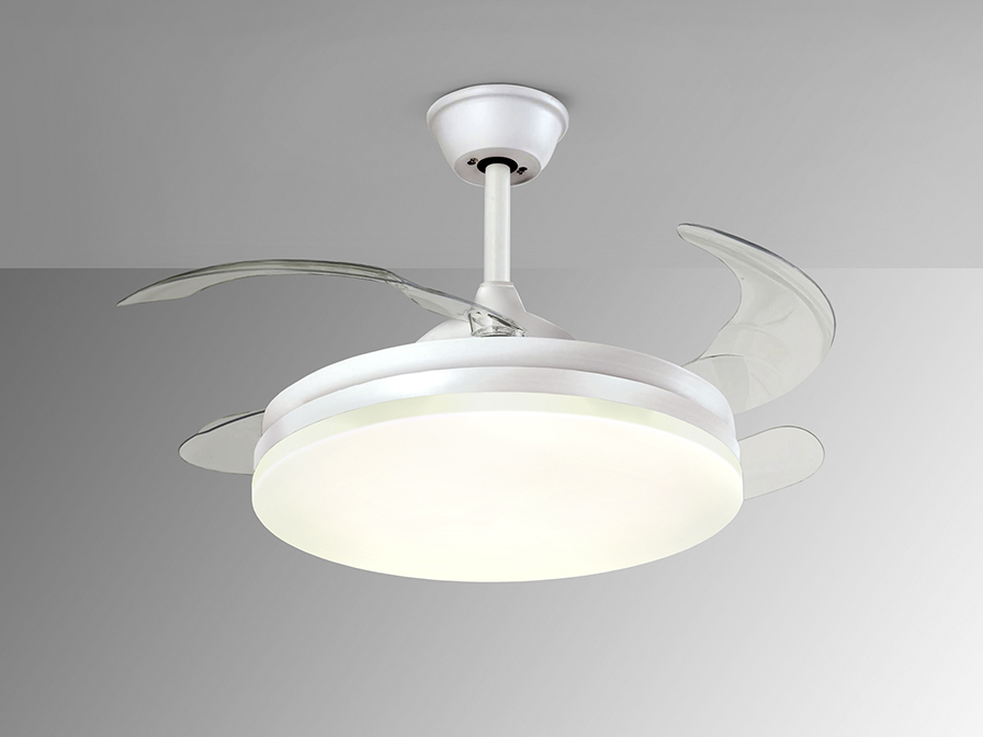 Schuller Lighting Ceiling fans Ø 100 to 120 cm Vento 168304D  VENTO - DIMMABLE FAN, ALL WHITE