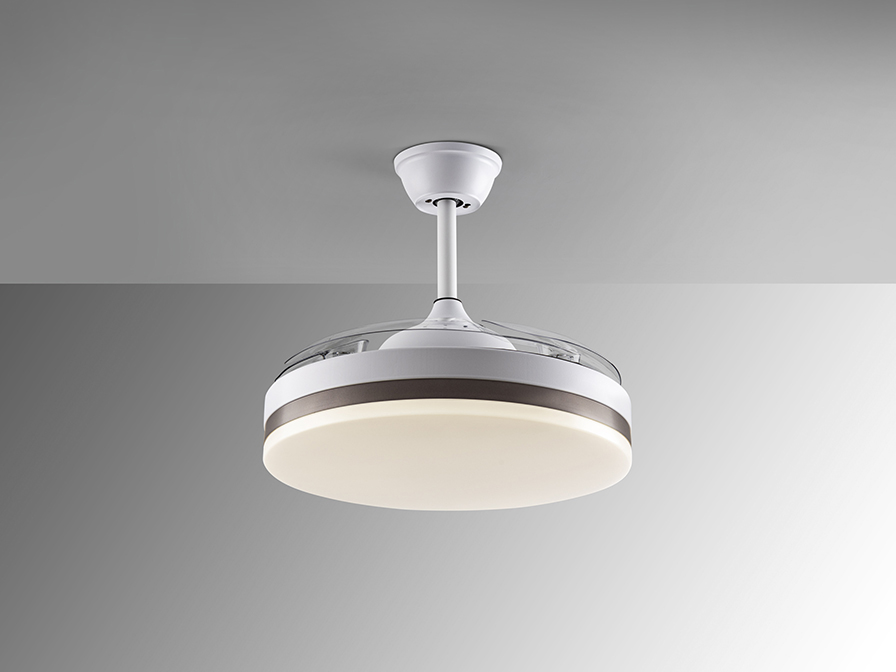 Schuller Lighting Ceiling fans Ø 100 to 120 cm Vento 168311D  VENTO - DIMMABLE WHITE FAN