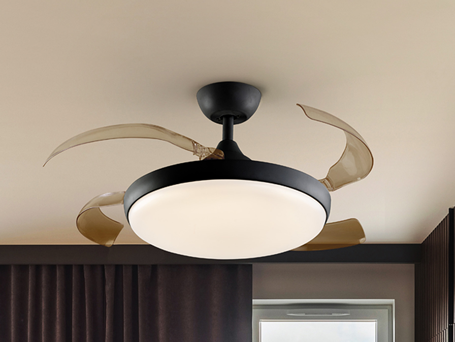 Schuller  Ceiling fans Ø 100 to 120 cm Venturi 169547  VENTURI - BLACK FAN