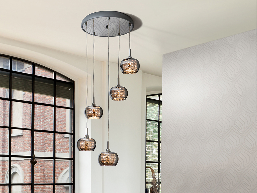 Schuller Ligthing Pendants Arian 193364D  ·ARIAN· LAMP 5L., DIMMABLE