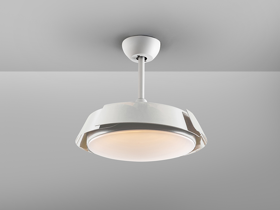 Schuller Lighting Ceiling fans Ø 100 to 120 cm Enzo 196529D  ·ENZO· WHITE FAN, DIMMABLE