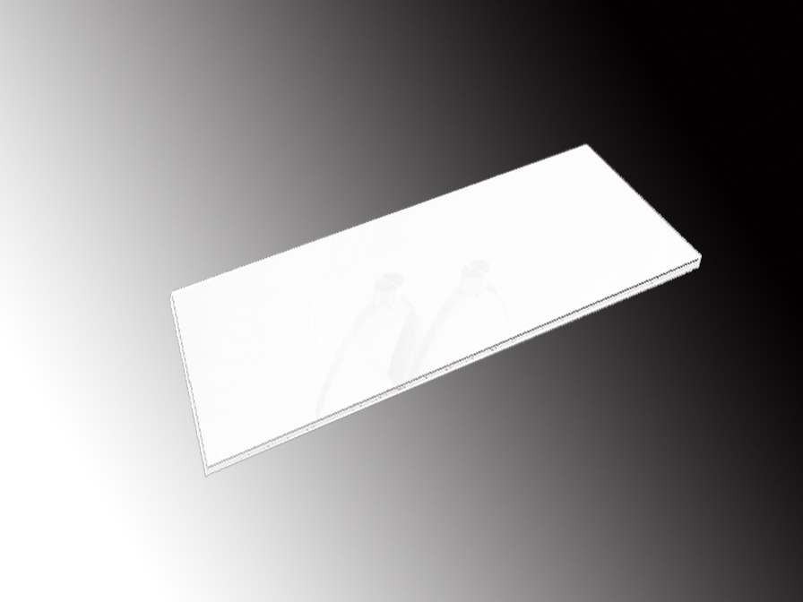 Schuller Furniture and decoration  Barroque 2072  WHITE PAINTED GLASS, 40x112