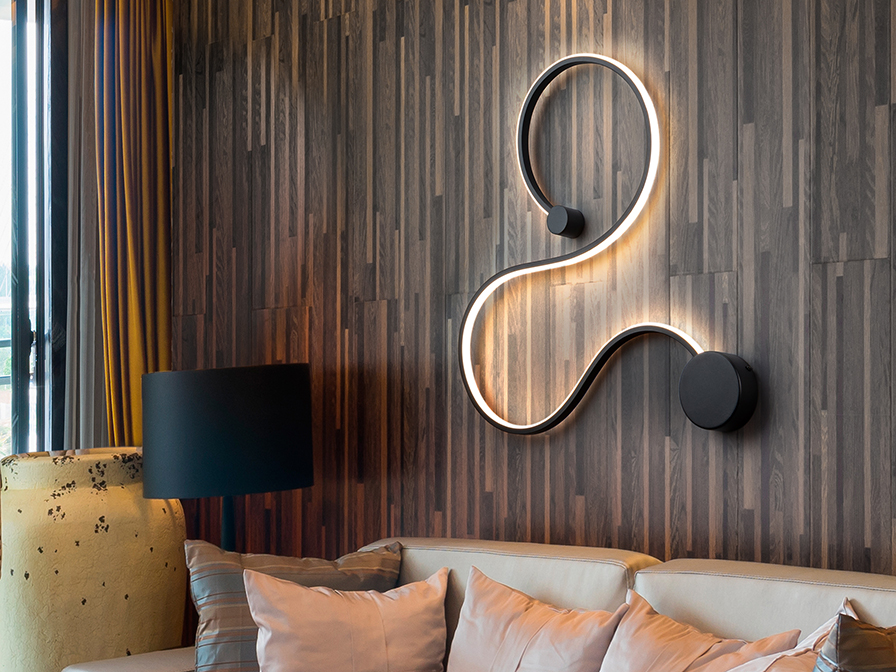 Schuller Lighting Wall lamps Grafos 227117  ·GRAFOS· SMALL WALL LAMP, BLACK