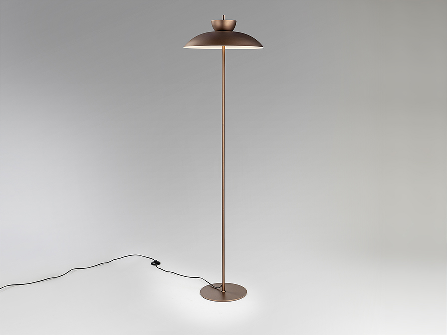 Schuller  Floor lamps Ion 231473  ION - FLOOR LAMP 1L DARK BRONZE
