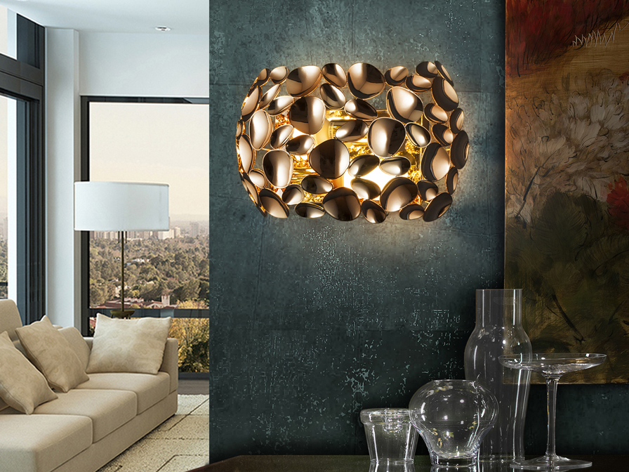 Schuller Lighting Wall lamps Narisa 266782N  ·NARISA·WALL LAMP 2L.ROSE GOLD