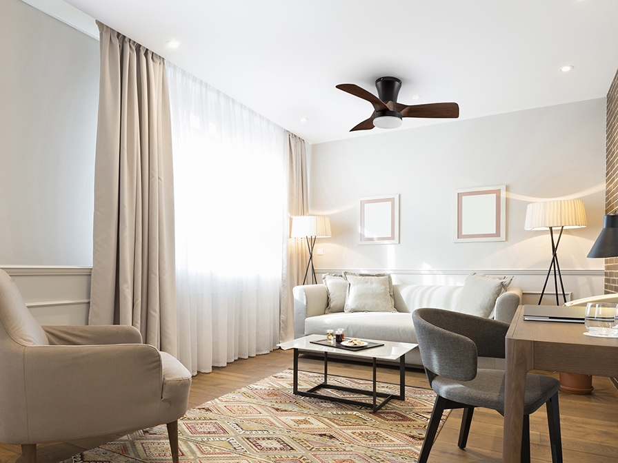 Schuller    279352  POLARIS BLACK/WALNUT FAN