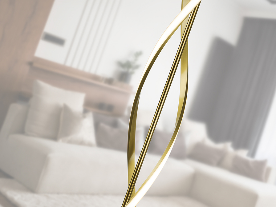 Schuller Lighting Floor lamps Dido 291025  DIDO - GOLDEN FLOOR LAMP