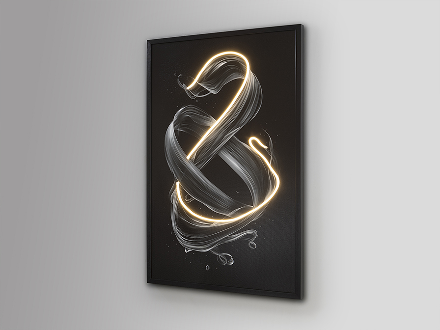 Schuller Decoration,mirrors and.. Paintings with Light Cinetic 301381  CINETIC - LED LIGHT ART 80x120