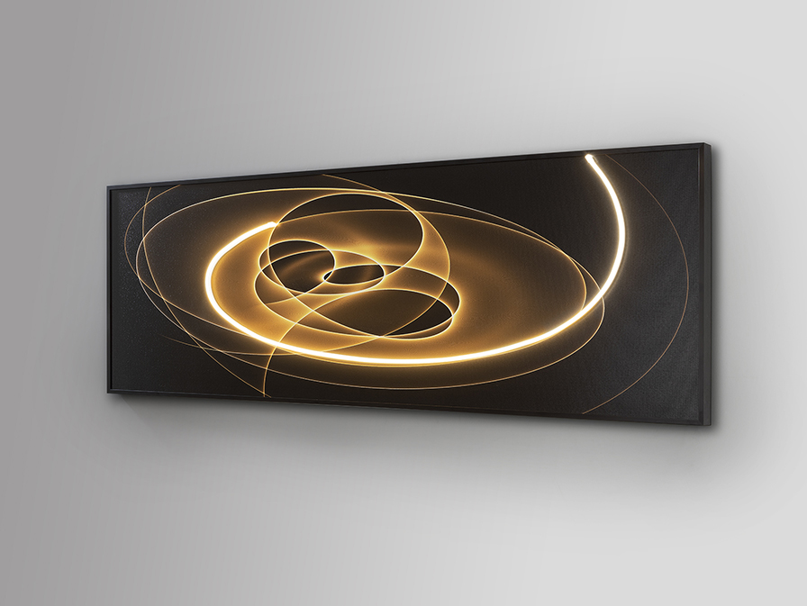 Schuller Decoration,mirrors and.. Paintings with Light Trazados 301954  TRAZADOS - LED LIGHT ART 50x150