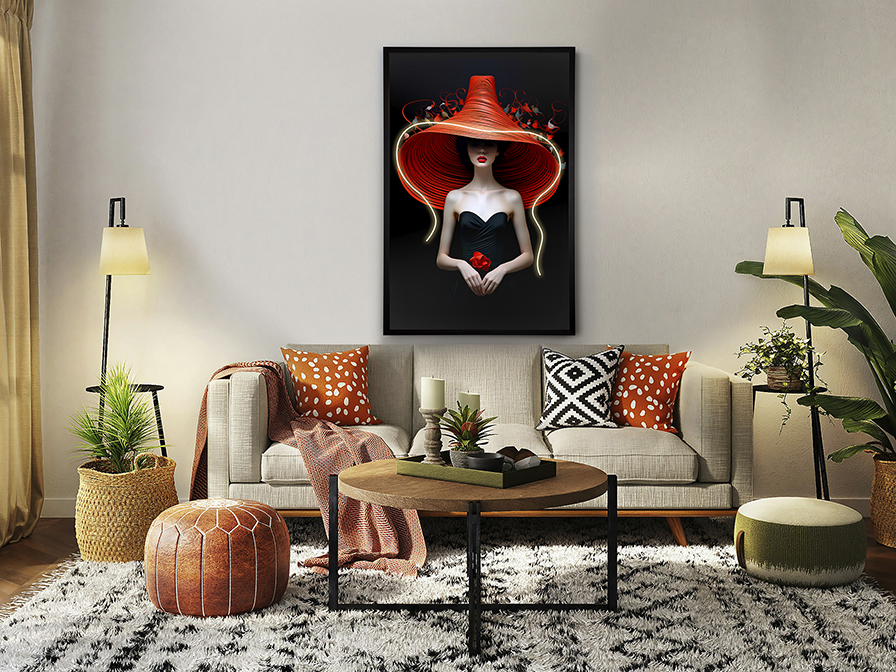 Schuller Decoration,mirrors and.. Paintings with Light Tocado 304122  TOCADO - LED LIGHT FRAME 80x120