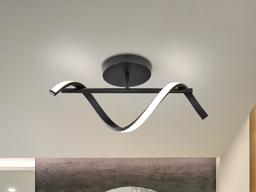 Schuller Lighting Wall lamps Boa 307897  BOA - BLACK WALL LAMP