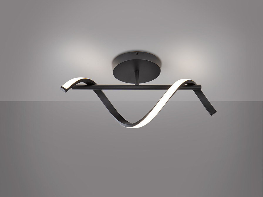 Schuller Lighting Wall lamps Boa 307897  BOA - BLACK WALL LAMP
