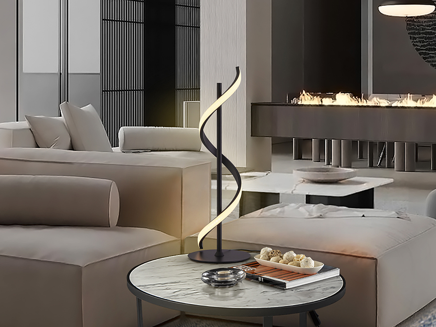 Schuller Lighting Table lamps Boa 307965  BOA - BLACK TABLE LAMP