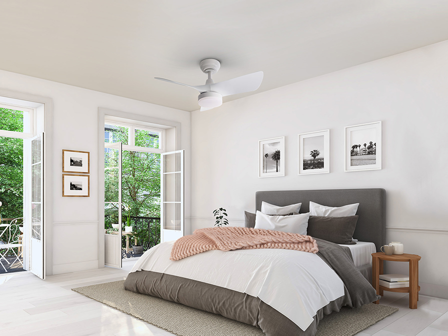 Schuller Lighting Ceiling fans Ø 75 to 90 cm Tropic 319607  TROPIC WHITE FAN