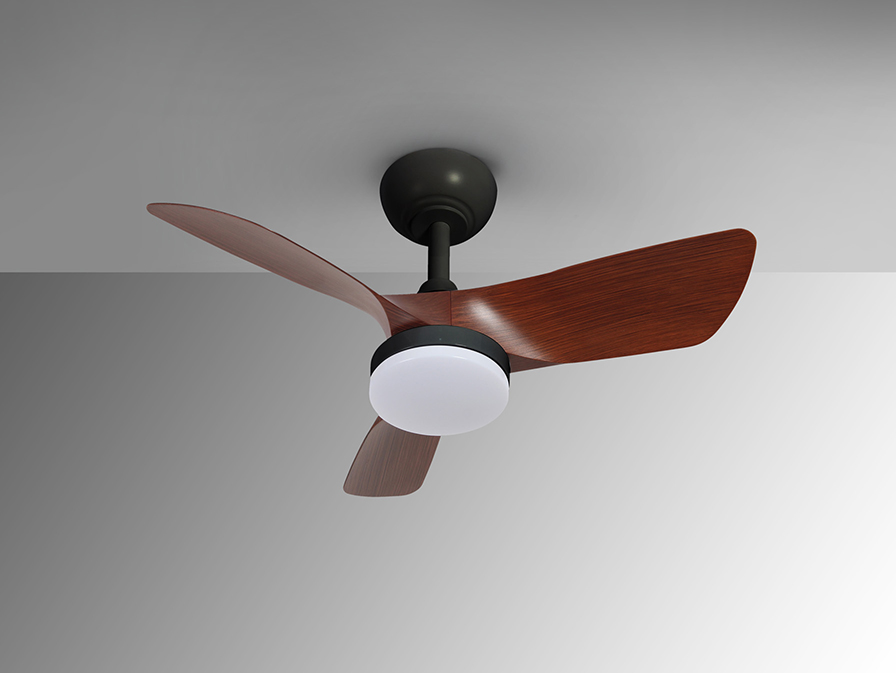 Schuller  Ceiling fans Ø 75 to 90 cm Tropic 319614  TROPIC BLACK/WALNUT FAN