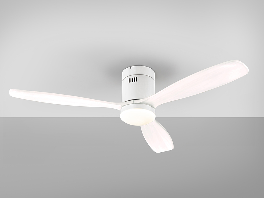 Schuller Lighting Ceiling fans Ø 132 cm Siroco 329583D  SIROCO - WHITE FAN D132 DIMMABLE.
