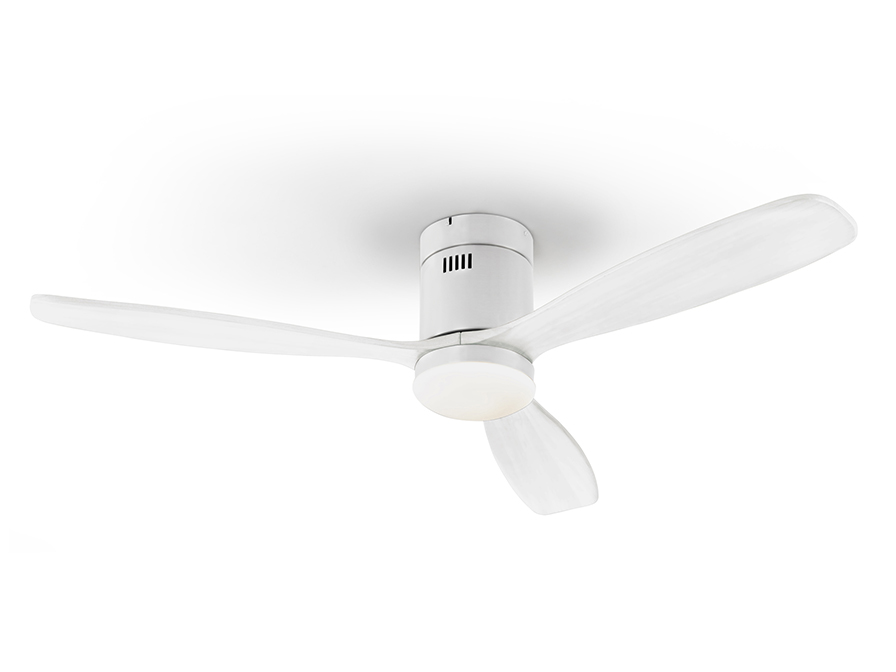 Schuller Lighting Ceiling fans Ø 132 cm Siroco 329583D  SIROCO - WHITE FAN D132 DIMMABLE.