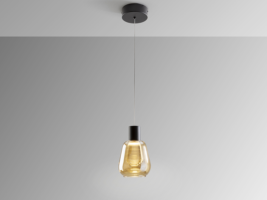 Schuller  1 Light Pendants Carisa 341017  CARISA - LAMP 1 L BLACK