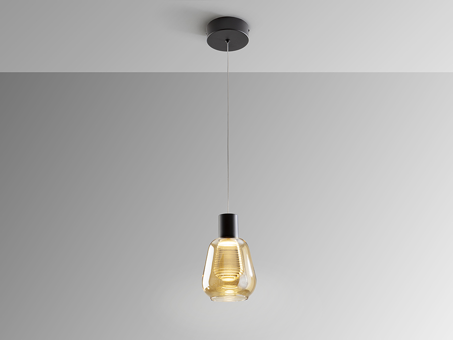 Schuller  1 Light Pendants Carisa 341017  CARISA - LAMP 1 L BLACK