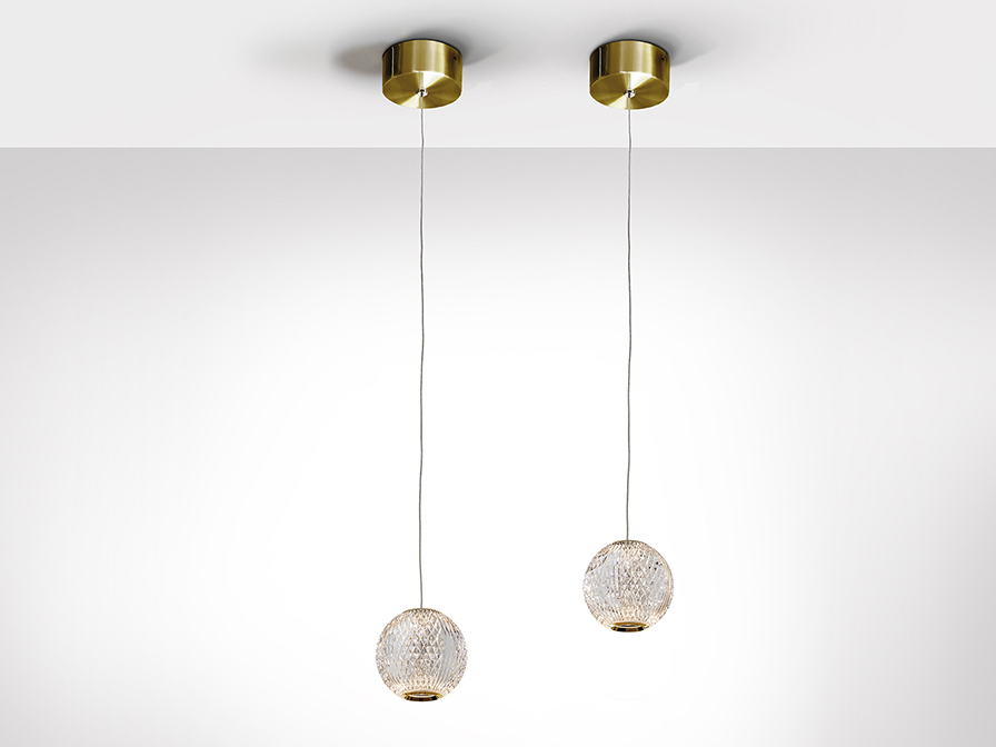 Schuller Lighting 1 Light Pendants Austral 354004  ·AUSTRAL· LED LAMP 1L., Ø12, GOLDEN