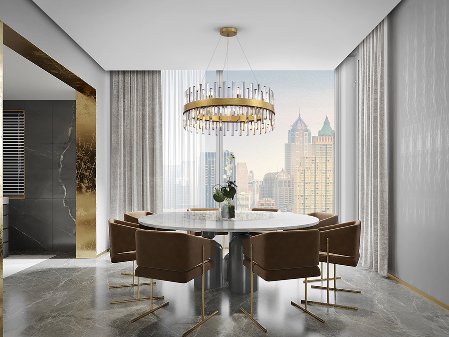 Schuller Lighting Pendants Grace 364751  GRACE - LAMP 18L GOLD D75