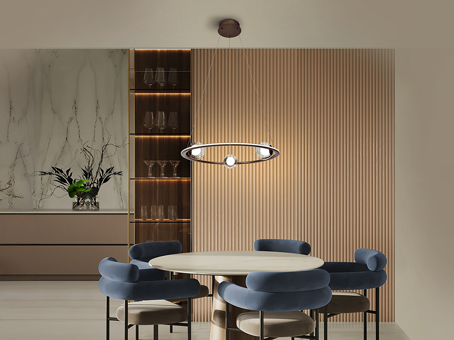Schuller  Pendants Tirsa 365512  TIRSA - LAMP BRONZE D60