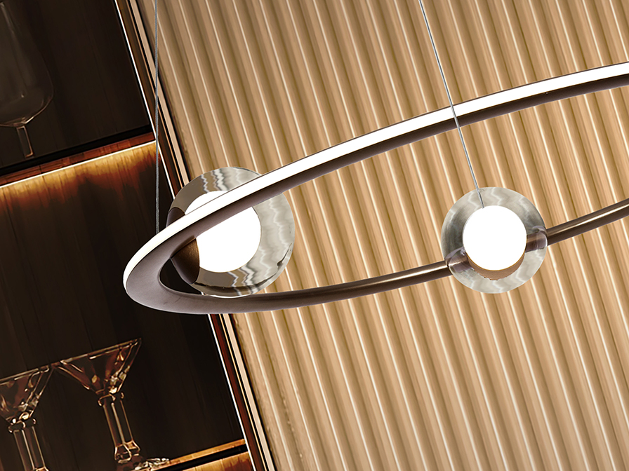Schuller  Pendants Tirsa 365512  TIRSA - LAMP BRONZE D60
