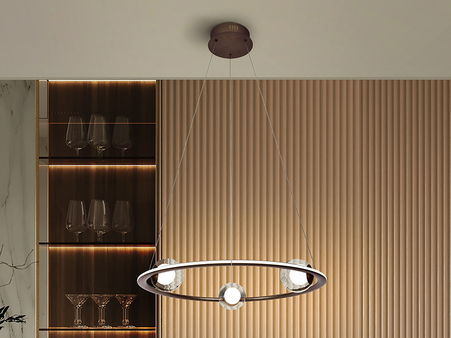 Schuller  Pendants Tirsa 365512  TIRSA - LAMP BRONZE D60