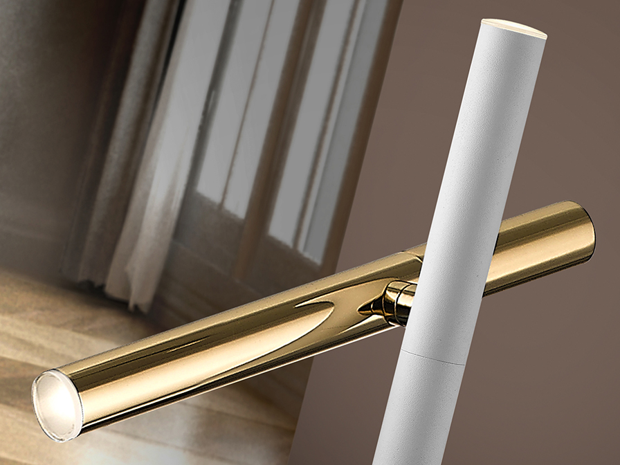 Schuller Ligthing   373599  ·VARAS·TABLE LAMP 2L., GOLD/WHITE