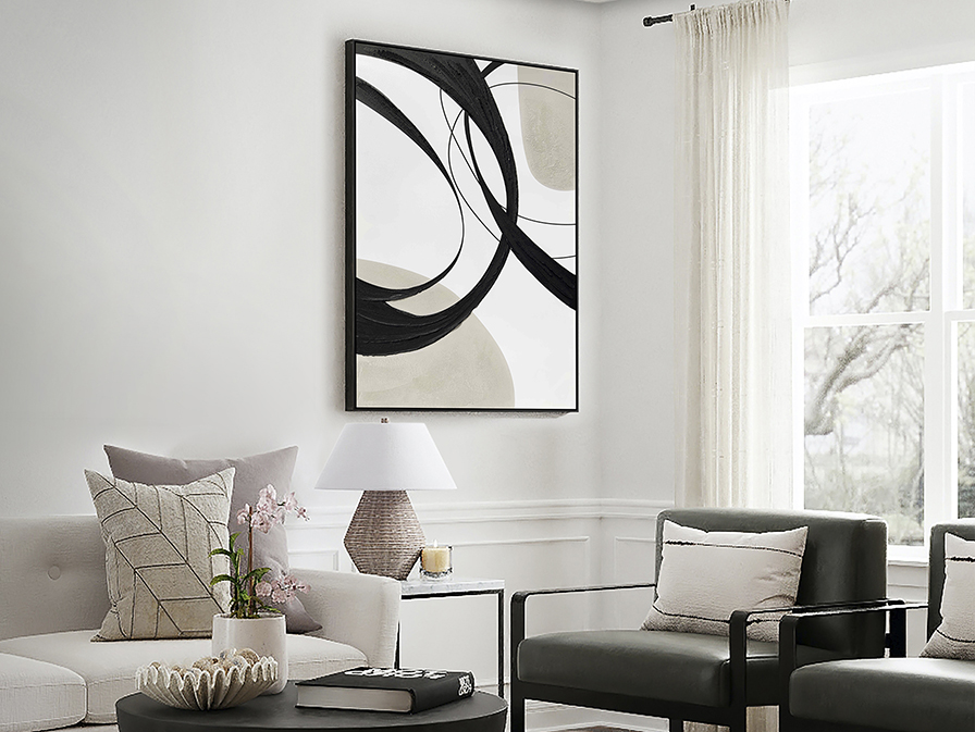 Schuller Decoration,mirrors and.. Paintings Actio II 386692  ACTIO II - ACRYLIC 80x120