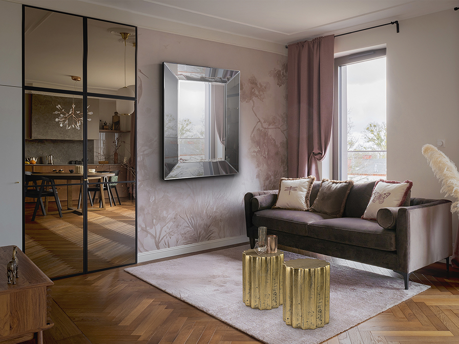 Schuller Decoration,mirrors and.. Side tables Estriada 409124  ESTRIADA - GOLDEN SIDE TABLE