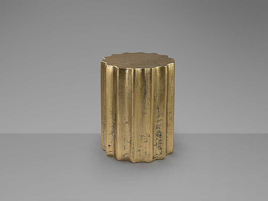 Schuller Decoration,mirrors and.. Side tables Estriada 409124  ESTRIADA - GOLDEN SIDE TABLE