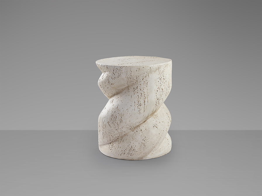 Schuller Decoration,mirrors and.. Side tables Salomon 409230  SALOMON - WHITE SIDE TABLE