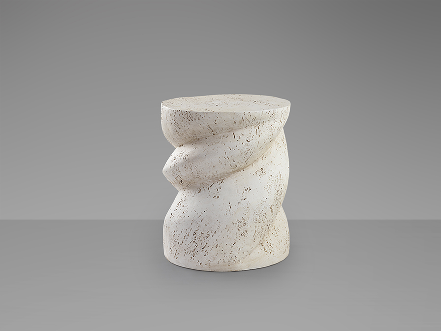 Schuller Decoration,mirrors and.. Side tables Salomon 409230  SALOMON - WHITE SIDE TABLE