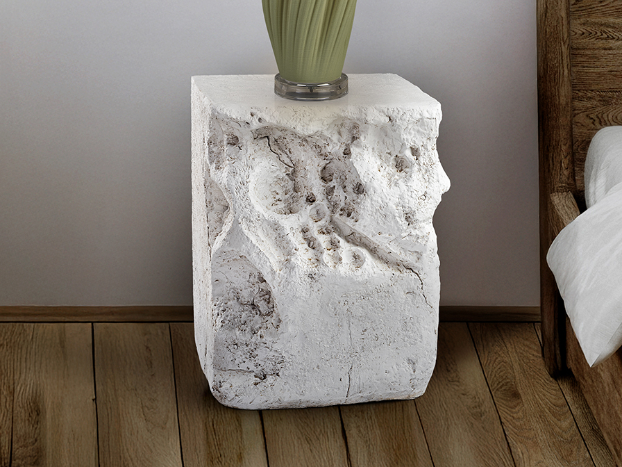 Schuller Decoration,mirrors and.. Side tables Block 409483  BLOCK - WHITE SIDE TABLE