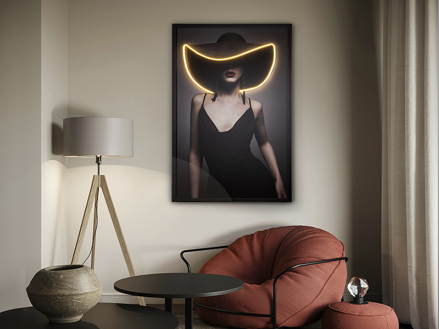 Schuller Decoration,mirrors and.. Paintings with Light Pamela 411578  PAMELA - LED LIGHT FRAME 80x120