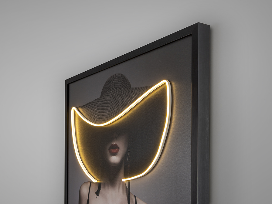Schuller Decoration,mirrors and.. Paintings with Light Pamela 411578  PAMELA - LED LIGHT FRAME 80x120