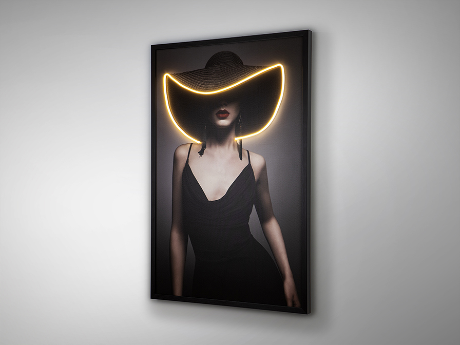 Schuller Decoration,mirrors and.. Paintings with Light Pamela 411578  PAMELA - LED LIGHT FRAME 80x120