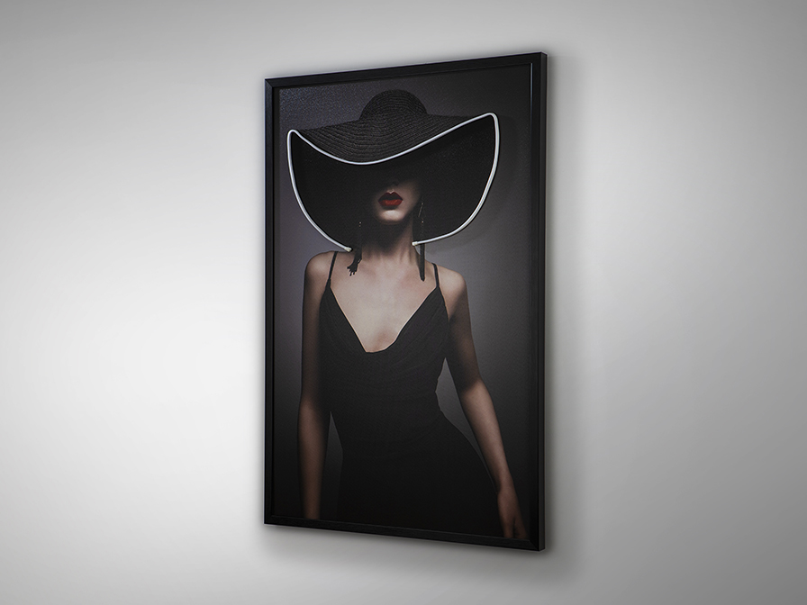 Schuller Decoration,mirrors and.. Paintings with Light Pamela 411578  PAMELA - LED LIGHT FRAME 80x120