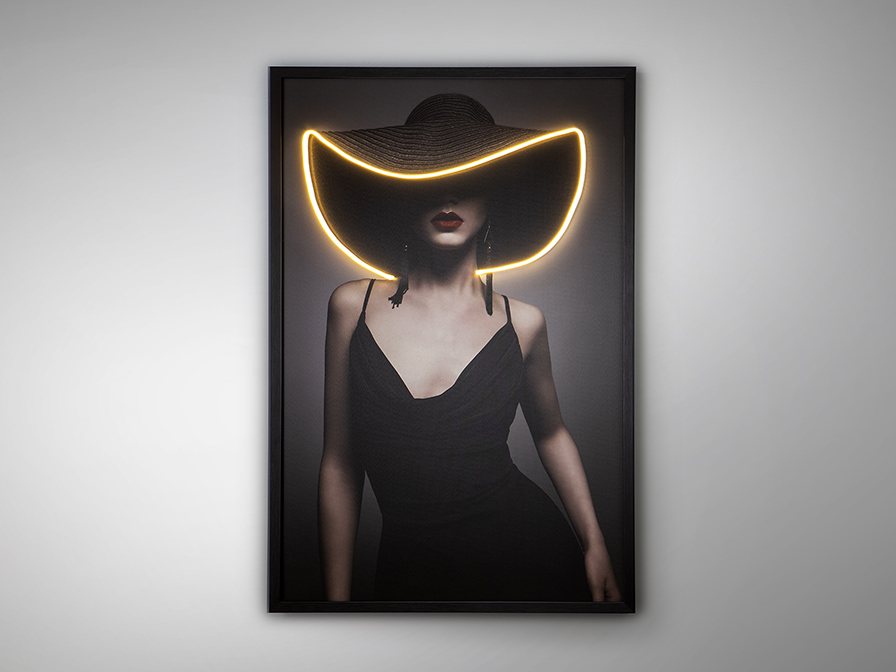 Schuller Decoration,mirrors and.. Paintings with Light Pamela 411578  PAMELA - LED LIGHT FRAME 80x120